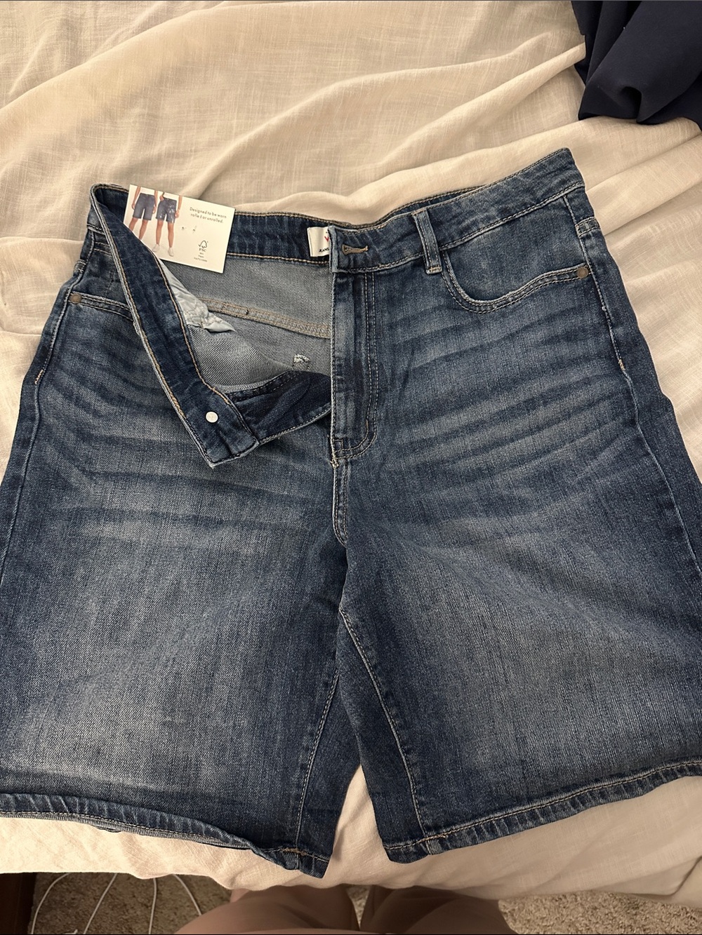 Denim Shorts - Dark Blue